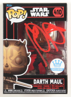 Ray Park Signed "Star Wars" #410 Darth Maul Funko Pop! Vinyl Bobble-Head Figure (Beckett) at PristineAuction.com