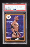 The Rock 2017 Topps Heritage WWE Bronze #9 (PSA 10) at PristineAuction.com
