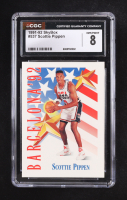Scottie Pippen 1991-92 SkyBox #537 USA (CGC 8) at PristineAuction.com
