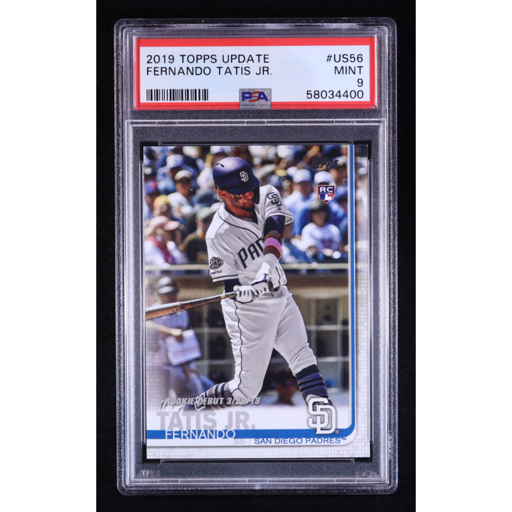 Fernando Tatis Jr. 2019 Topps Update #US56 RD RC (PSA 9) at PristineAuction.com
