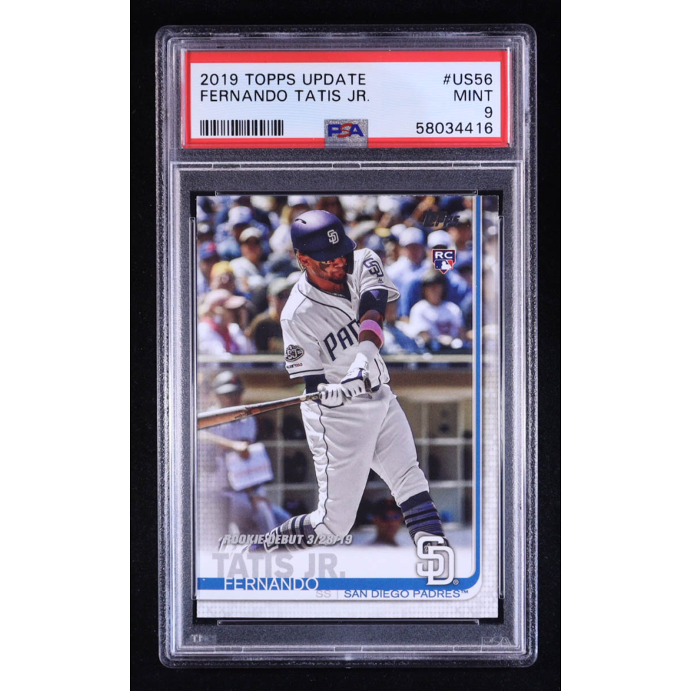 Fernando Tatis Jr. 2019 Topps Update #US56 RD RC (PSA 9) at PristineAuction.com