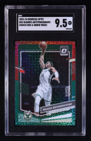 Giannis Antetokounmpo 2023-24 Donruss Optic Choice Red and Green #53 (SGC 9.5) at PristineAuction.com