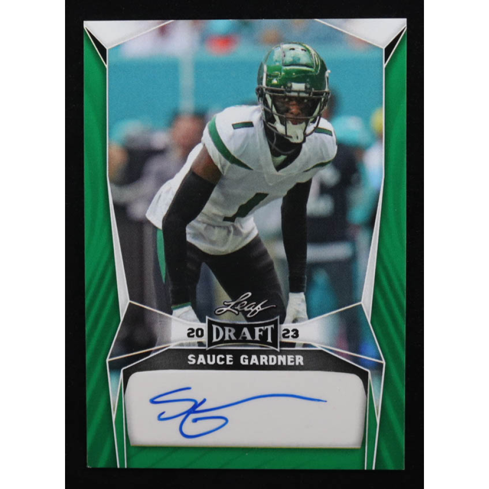 Ahmad Gardner 2023 Leaf Draft Autographs Green #BASG1 at PristineAuction.com