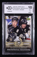 Sidney Crosby 2005-06 Upper Deck Phenomenal Beginnings #14 RC (BCCG 10) at PristineAuction.com