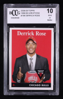Derrick Rose 2008-09 Topps 1958-59 Variations #196 RC (BCCG 10) at PristineAuction.com