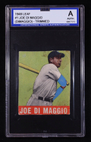 Joe DiMaggio 1949 Leaf #1 (ISA Authentic) at PristineAuction.com