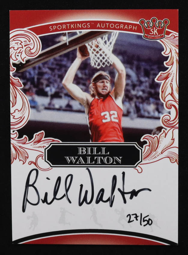 Bill Walton 2024 Sportkings Volume 5 Autographs Red #A127 #27/50 at PristineAuction.com Bill Walton 2024 Sportkings Volume 5 Autographs Red #A127 #27/50 at PristineAuction.com