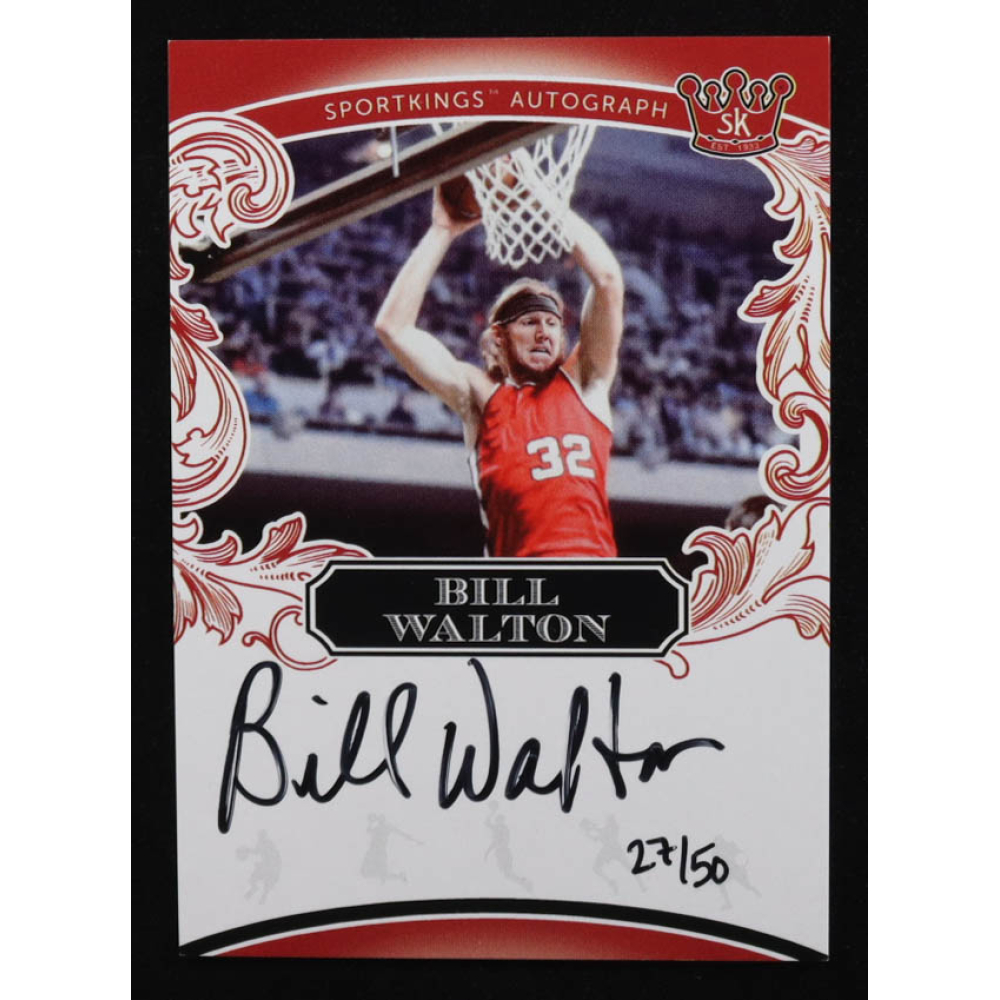 Bill Walton 2024 Sportkings Volume 5 Autographs Red #A127 #27/50 at PristineAuction.com