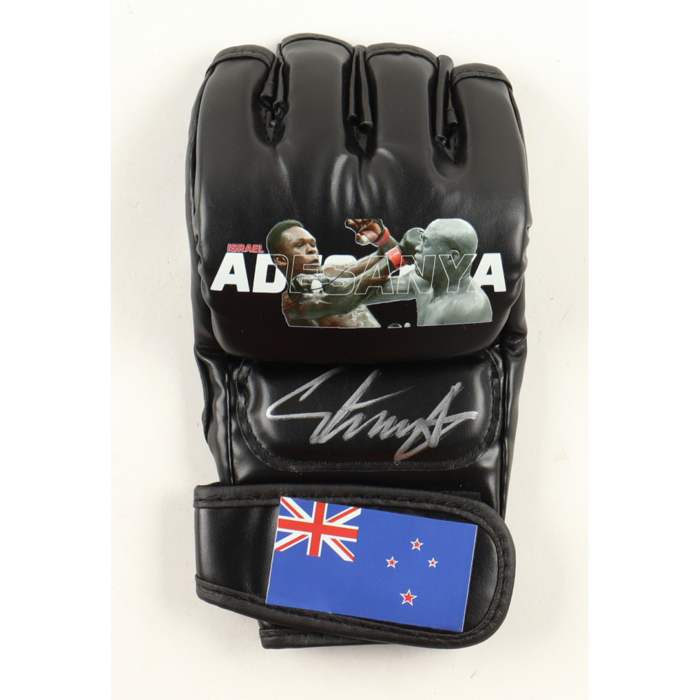 Israel Adesyana Signed Custom MMA Fight Glove (Beckett) at PristineAuction.com