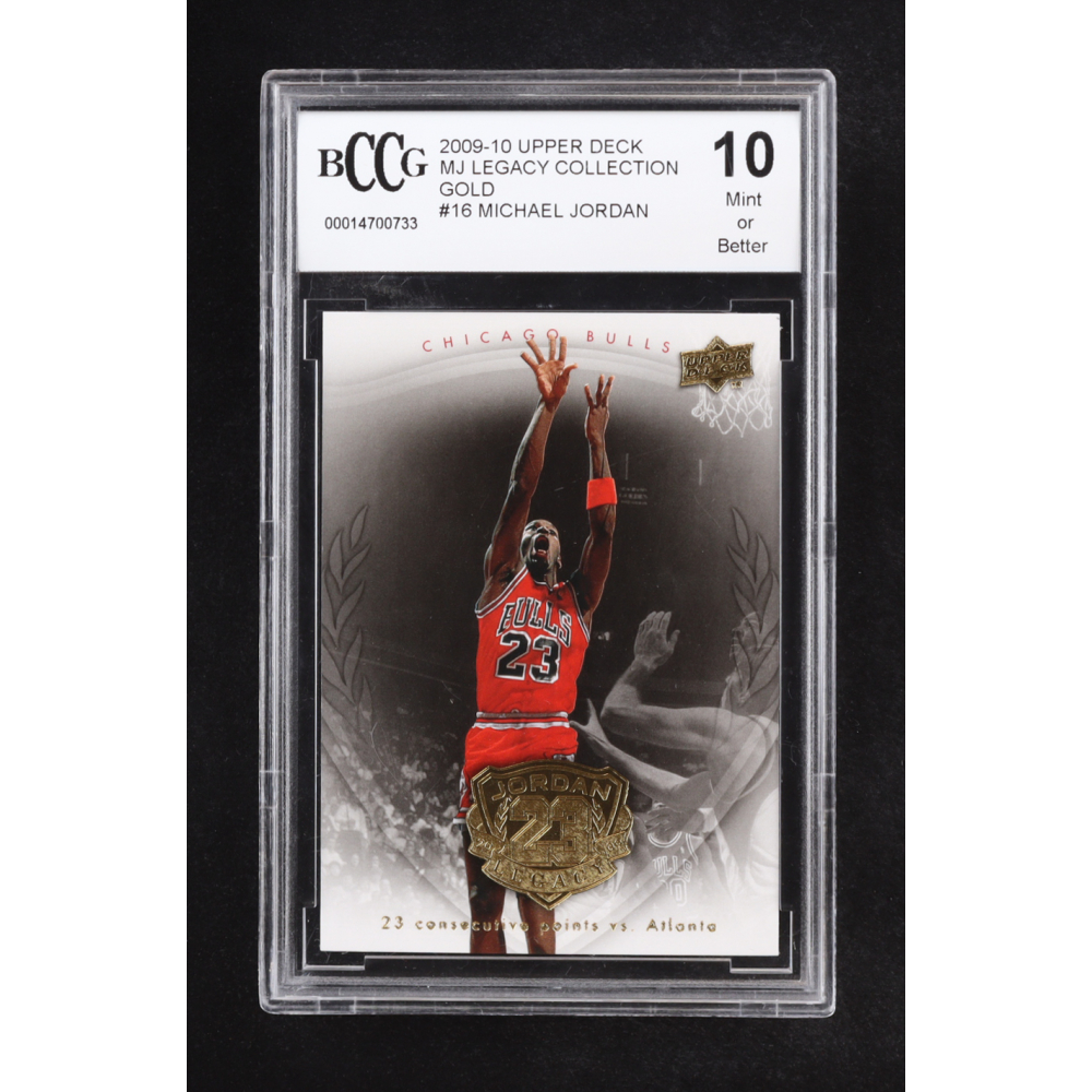 Michael Jordan 2009-10 Upper Deck Michael Jordan Legacy Collection Gold #16 (BCCG 10) at PristineAuction.com