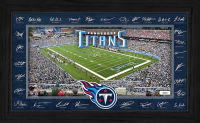 Titans LE 2025 NFL Signature Gridiron Custom Framed Photo at PristineAuction.com