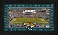 Jaguars LE 2025 NFL Signature Gridiron Custom Framed Photo at PristineAuction.com