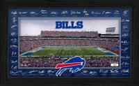 Bills LE 2025 NFL Signature Gridiron Custom Framed Photo at PristineAuction.com