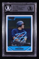 Freddie Freeman Signed 2007 Bowman Chrome Draft Draft Picks #BDPP12 RC (BGS) at PristineAuction.com