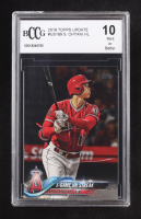 Shohei Ohtani 2018 Topps Update #US189 RC (BCCG 10) at PristineAuction.com