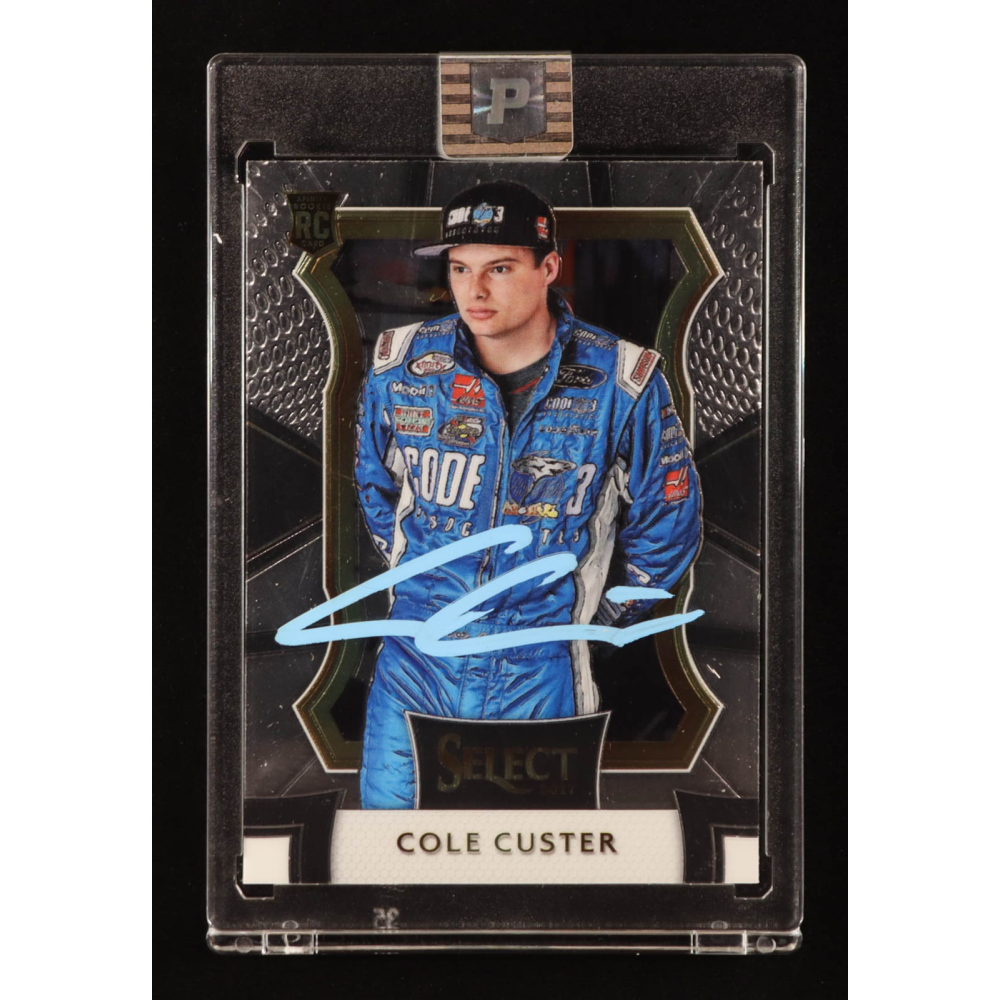 Cole Custer Signed 2017 Select #84 RC (PA) at PristineAuction.com