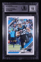 Christian McCaffrey Signed 2019 Panini Donruss #42 (BGS | Auto Grade 10) at PristineAuction.com