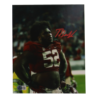 Tyler Booker Signed Alabama Crimson Tide 8x10 Photo (Beckett) at PristineAuction.com