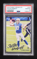 Justin Herbert 2020 Panini Chronicles Luminance #203 RC (PSA 10) at PristineAuction.com