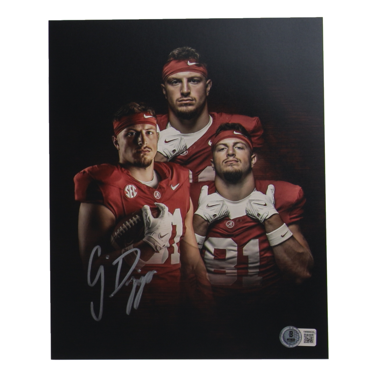 CJ Dippre Signed Alabama Crimson Tide 8x10 Photo (Beckett) at PristineAuction.com CJ Dippre Signed Alabama Crimson Tide 8x10 Photo (Beckett) at PristineAuction.com