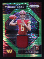 Jayden Daniels 2024 Panini Prizm Rookie Gear Neon Green Pulsar #2 RC at PristineAuction.com
