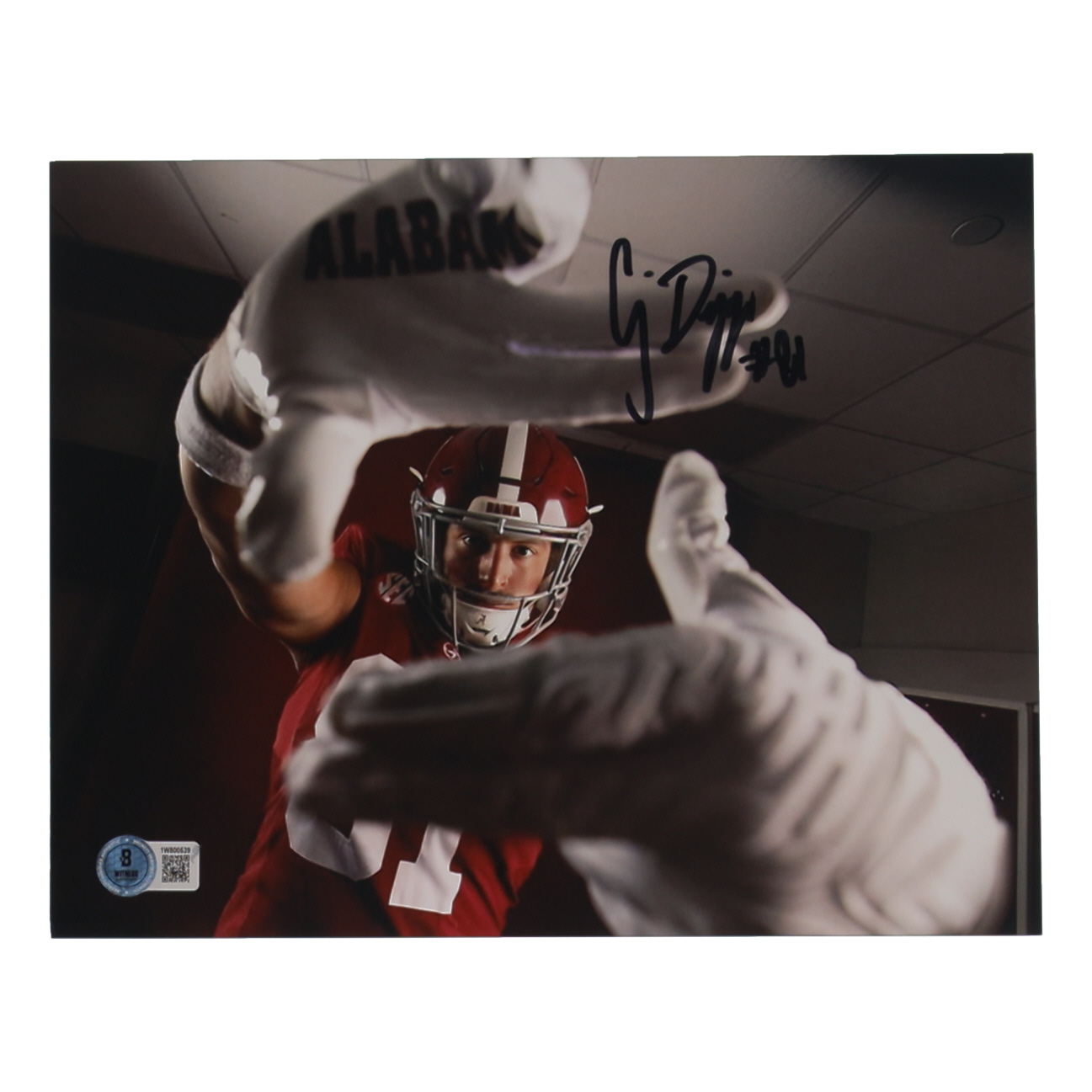CJ Dippre Signed Alabama Crimson Tide 8x10 Photo (Beckett) at PristineAuction.com CJ Dippre Signed Alabama Crimson Tide 8x10 Photo (Beckett) at PristineAuction.com