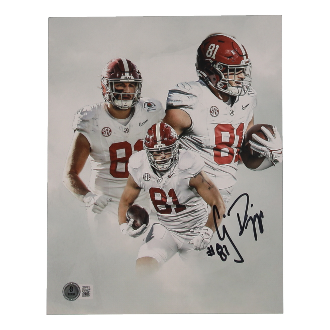 CJ Dippre Signed Alabama Crimson Tide 8x10 Photo (Beckett) at PristineAuction.com CJ Dippre Signed Alabama Crimson Tide 8x10 Photo (Beckett) at PristineAuction.com