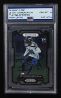 Devon Witherspoon Signed 2023 Panini Prizm #389 RC (PSA | Auto 10) at PristineAuction.com