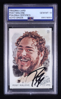 Post Malone Signed 2019 Topps Allen and Ginter #176 (PSA | Autograph Graded PSA 10) at PristineAuction.com