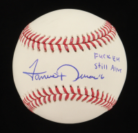 Jarren Duran Signed OML Baseball Inscribed "F*** Em Still Alive" (JSA) at PristineAuction.com
