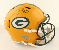 Jordan Love Signed Packers Full-Size Speed Helmet (Beckett) at PristineAuction.com