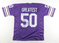 'The Greatest' Jersey Signed by (4) with Tim Irwin, Scott Studwell, Jeff Siemon & Dave Osborne (JSA) at PristineAuction.com