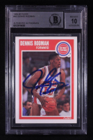 Dennis Rodman Signed 1989-90 Fleer #49 (BGS | Autograph Graded BGS 10) at PristineAuction.com