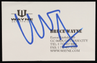 Christian Bale Signed "Batman" Wayne Enterprises Business Card (Beckett) at PristineAuction.com