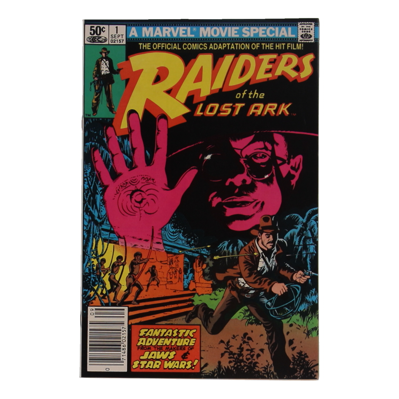1981 "Raiders of the Lost Ark" Issue #1 Marvel Comic Book at PristineAuction.com 1981 "Raiders of the Lost Ark" Issue #1 Marvel Comic Book at PristineAuction.com