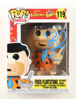 John Goodman Signed "The Flintstones" #119 Fred Flintstone with Fruity Pebbles Funko Pop! Vinyl Figure (PSA) at PristineAuction.com
