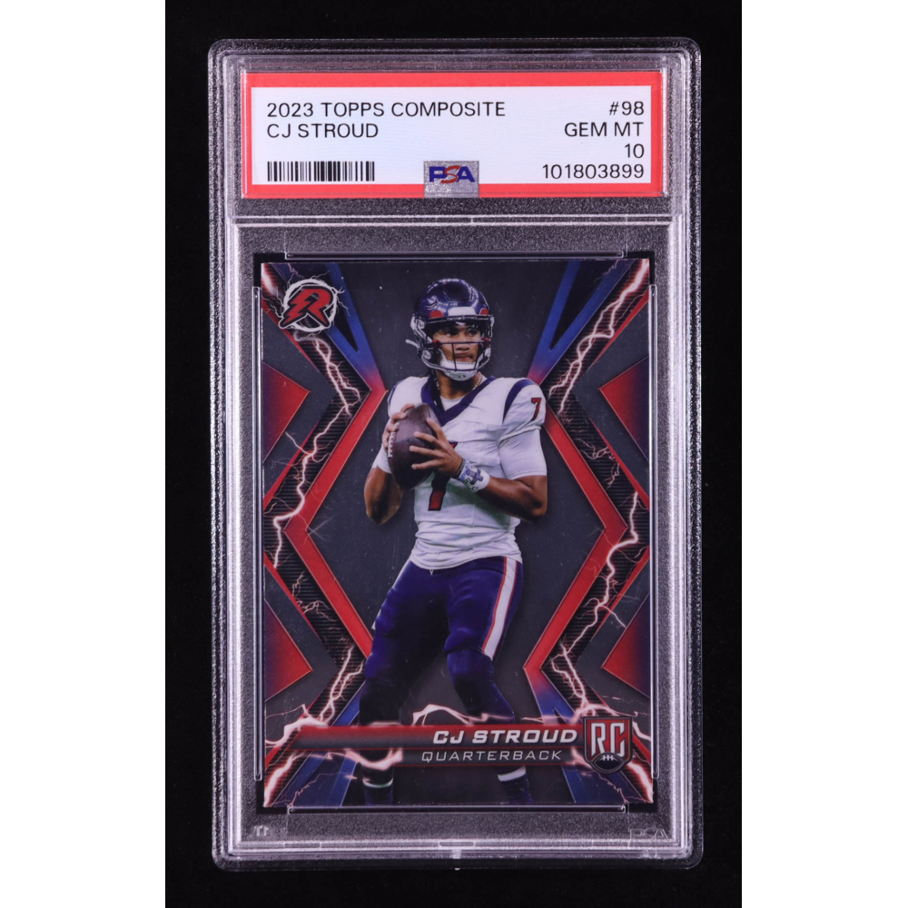 CJ Stroud 2023 Topps Composite RESURGE #98 RC (PSA 10) at PristineAuction.com