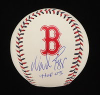 Wade Boggs Signed OML Red Sox Logo Baseball Inscribed "HOF 05" (Beckett) at PristineAuction.com