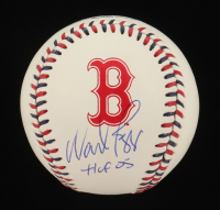 Wade Boggs Signed OML Red Sox Logo Baseball Inscribed "HOF 05" (Beckett) at PristineAuction.com