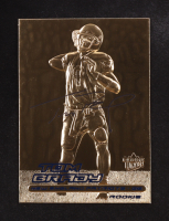 Tom Brady 2000 Fleer Ultra 23KT Gold Blue Metallic Signature Series #01986 RC at PristineAuction.com