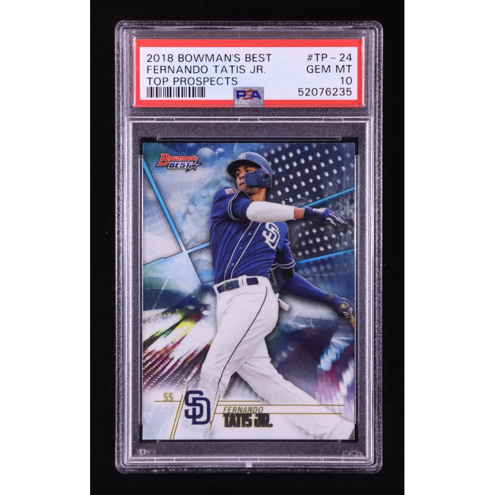 Fernando Tatis Jr. 2018 Bowman's Best Top Prospects #TP24 RC (PSA 10) at PristineAuction.com