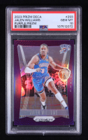 Jalen Williams 2023-24 Panini Prizm Deca Prizms Purple #293 #53/99 (PSA 10) at PristineAuction.com