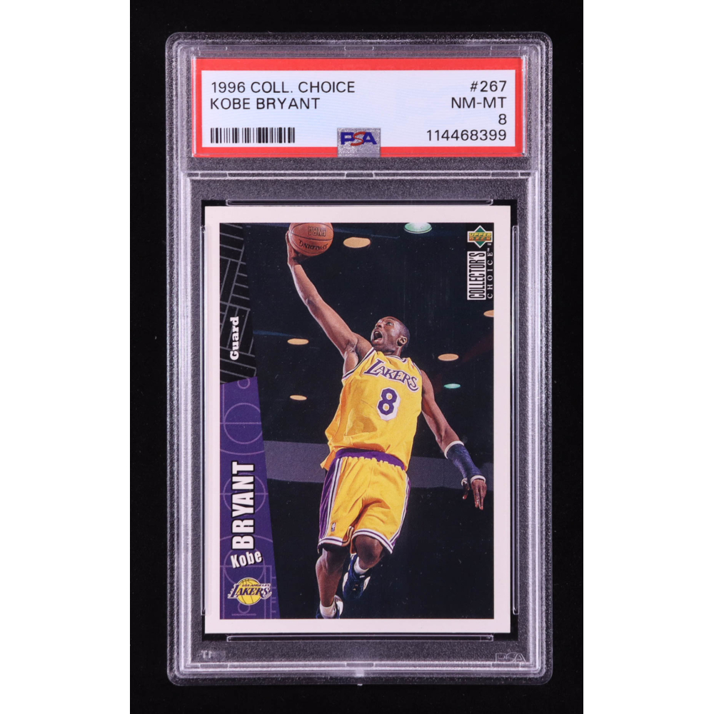 Kobe Bryant 1996-97 Collector's Choice #267 RC (PSA 8) at PristineAuction.com