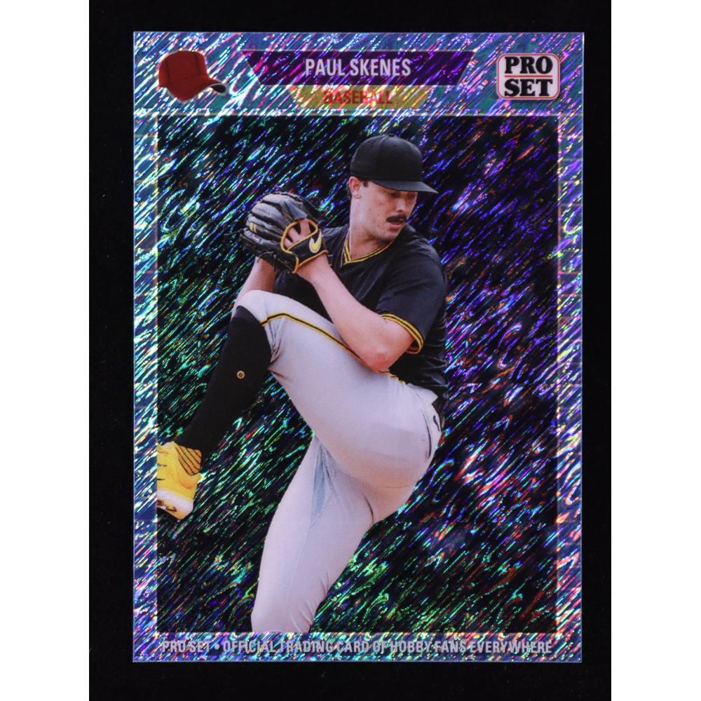 Paul Skenes 2024 Leaf Collective Promo '89 Pro Set Shimmer Light Blue #89B5 RC at PristineAuction.com