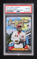 Elly De La Cruz 2024 Topps Chrome Summertime in the Park #SITP4 RC (PSA 10) at PristineAuction.com
