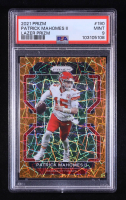 Patrick Mahomes II 2021 Panini Prizm Prizms Lazer #190 (PSA 9) at PristineAuction.com