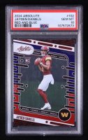 Jayden Daniels 2024 Absolute Red and Blue #102 RC (PSA 10) at PristineAuction.com