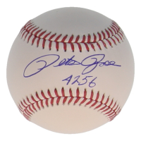 Pete Rose Signed OML Baseball Inscribed "4256" (PSA) at PristineAuction.com