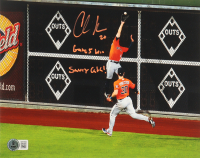 Chas McCormick Signed Astros 8x10 Photo Inscribed "Game 5 Win Saving Catch!" (Beckett) at PristineAuction.com