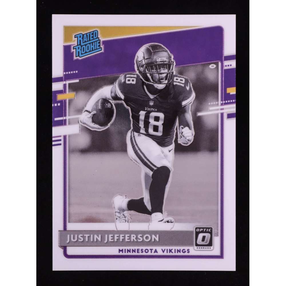 Justin Jefferson 2020 Donruss Optic Rated Rookies Variation #313 RC at PristineAuction.com